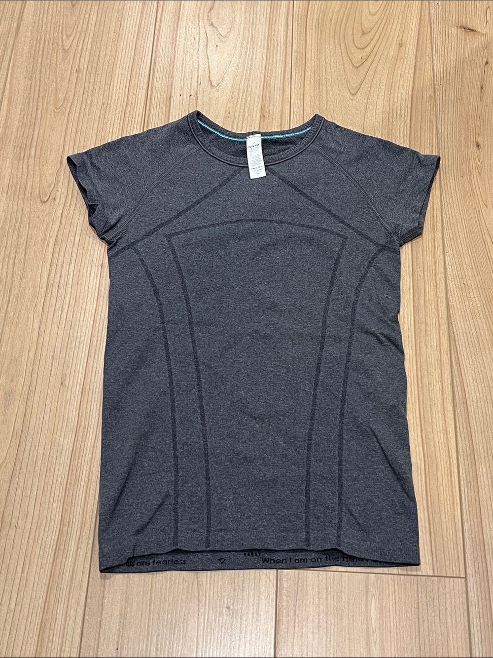 Ivivva Girls' Short Sleeve Athletic Tee - Charcoal Gray